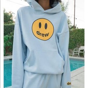 Light blue Drew house hoodie